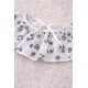 Conjunto braga y cuello bebé flores