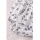 Conjunto braga y cuello bebé flores