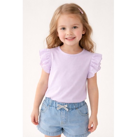 Camiseta niña volantes Name It