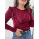 Camiseta mujer doble cuello