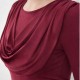 Camiseta mujer doble cuello