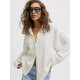 Camisa mujer lino oversize JJXX 