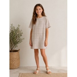 Vestido perforado niña Name It
