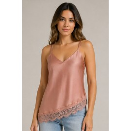 Top lencero asimétrico mujer