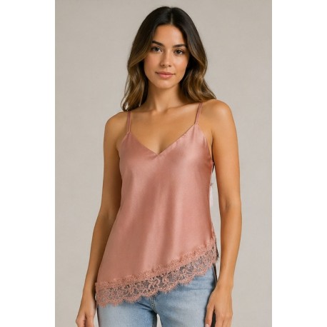 Top lencero asimétrico mujer
