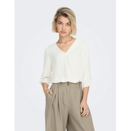 Blusa cuello pico mujer de Only
