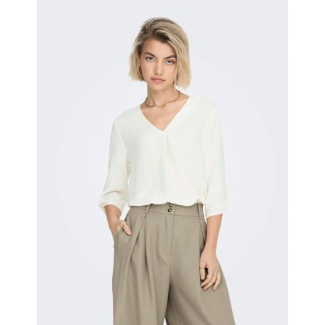 Blusa cuello pico mujer de Only