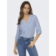 Blusa cuello pico mujer de Only