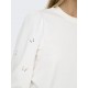 Sudadera mujer perforada ONLY