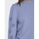 Sudadera mujer perforada ONLY