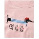 Pijama niña "Perros" manga larga