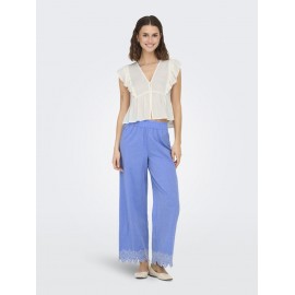 Pantalón bordado mujer ONLY