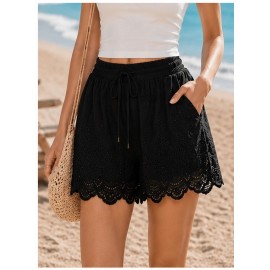 Short perforado mujer