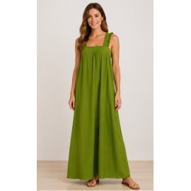 Vestido mujer tirantes lazo