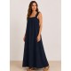 Vestido mujer tirantes lazo
