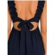 Vestido mujer tirantes lazo
