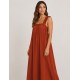 Vestido mujer tirantes lazo