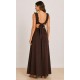 Vestido mujer tirantes lazo