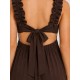 Vestido mujer tirantes lazo