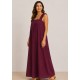 Vestido mujer tirantes lazo