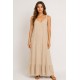 Vestido tirantes fruncidos mujer