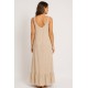 Vestido tirantes fruncidos mujer