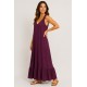 Vestido tirantes fruncidos mujer