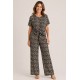 Pantalón fluido mujer estampado