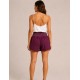 Short fluido mujer gomas