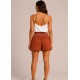 Short fluido mujer gomas