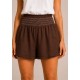 Short fluido mujer gomas