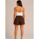 Short fluido mujer gomas