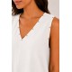 Vestido largo tachuelas mujer