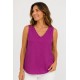 Blusa sin mangas mujer tachuelas