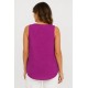 Blusa sin mangas mujer tachuelas