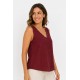 Blusa sin mangas mujer tachuelas