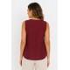 Blusa sin mangas mujer tachuelas