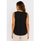 Blusa sin mangas mujer tachuelas
