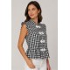 Blusa cuadros vichy mujer