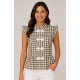 Blusa cuadros vichy mujer
