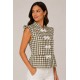 Blusa cuadros vichy mujer