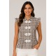 Blusa cuadros vichy mujer