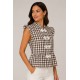 Blusa cuadros vichy mujer