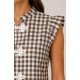 Blusa cuadros vichy mujer