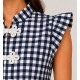Blusa cuadros vichy mujer