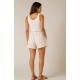Pantalón corto mujer tachuelas