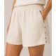 Pantalón corto mujer tachuelas