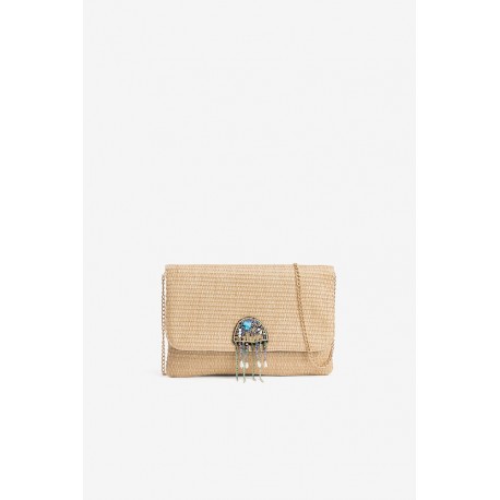 Bolso mano rafia "Medusa" Vilanova
