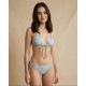 Bikini juvenil estampado flores