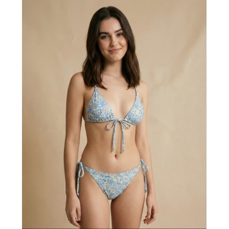 Bikini juvenil estampado flores
